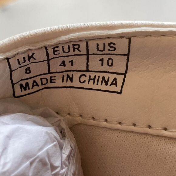 Hawkwell Women's Platform Grunge Chelsea Boots High Heel Square Toe Size 10 - Picture 12 of 14